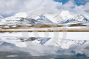 Barskoon valley in Kyrgyzstan, high Tyan Shan
