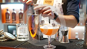 Bartender cocktail alcohol