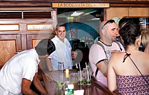 Bartender in La Bodeguita del Medio