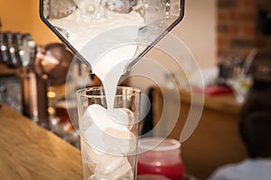 Bartender preparing cocktail