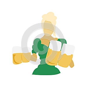 Bartender vector design for concocting alcoholic drinks