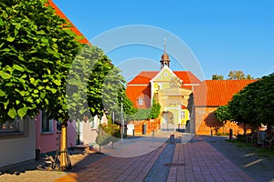 Barth monastery, an old town on the Bodden photo