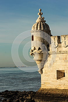 Bartizan or Guerite. Belem Tower. Lisbon. Portugal photo