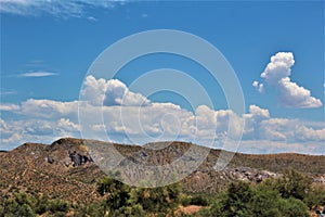 Bartlett Lake Reservoir, Maricopa County, State of Arizona, United States scenic landscape view