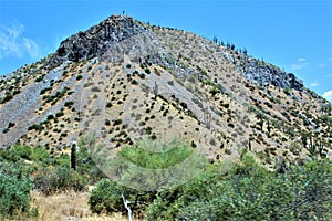 Bartlett Lake Reservoir, Maricopa County, State of Arizona, United States scenic landscape view