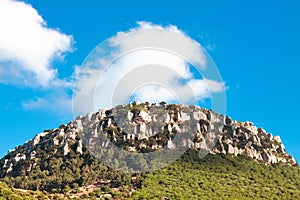 Bartolo Mountain near beach Bolonia, province Cadiz, Andalucia,
