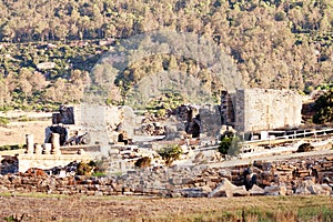 Bartolo Mountain near beach Bolonia, province Cadiz, Andalucia,