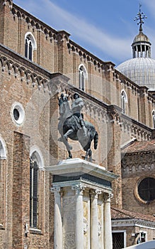 Bartolomeo Colleoni Monument in Venice, Italy