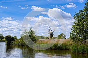 BARTON TURF, NORFOLK/UK - MAY 23 : View of Turf Fen Mill at Bart