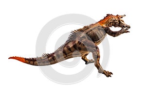 Baryonyx  ,dinosaur on white background