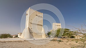 Barzan Towers timelapse , watchtowers near Doha - Qatar