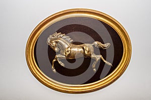 bas relief horse vintage from 1950 era commonly used in british homes