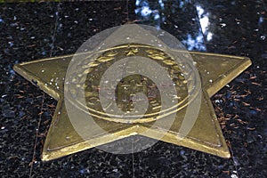 Bas-relief on marble depicting the Order of Glory during the victory of the USSR in World War II. Dismantled after the Russian