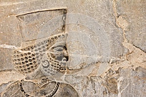 Bas-relief of Persian soldier