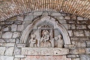 Bas Relief Religeous Icon, Split, Croatia