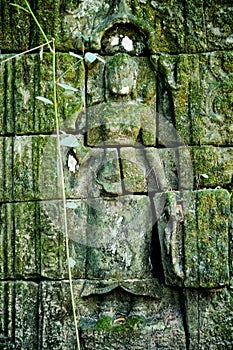 Bas-relief stone carving, Angkor Wat, Siem Reap, Cambodia