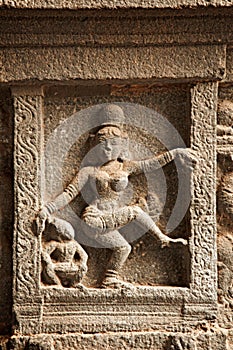 Bas reliefs in Hindu temple photo