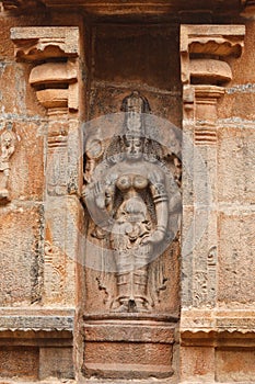 Bas reliefs in Hindu temple. photo
