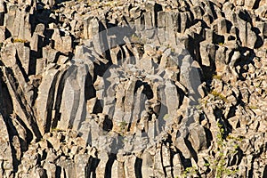 Basalt column photo