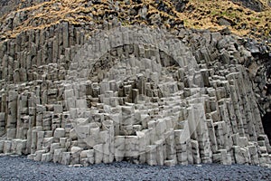 Basalt column Reynisfjara beach Iceland