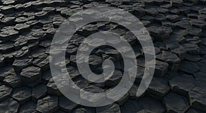 Basalt Columns Abstract Background
