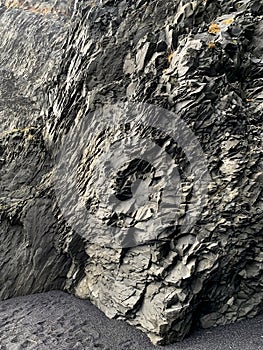 Basalt Columns created when lava hardens