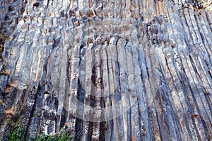 Basalt columns curvy