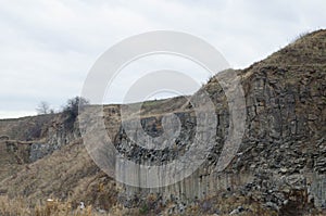 Basalt columns landscape XVIII