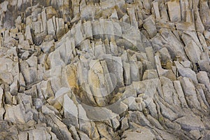 Basalt columns texture