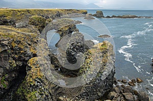 Basalt formations at Arnarstapi