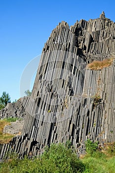 Basalt rock Panska Skala, Czech republic