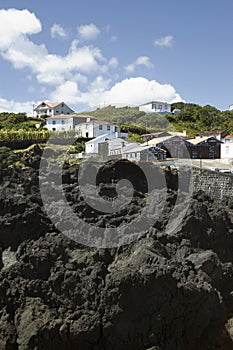 Basalt rocks, Pico island, Azores