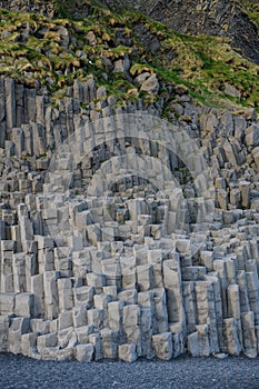 Basalt Rocks on Reynisdrangar Beach photo