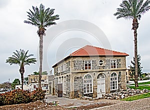 Basalt synagogue in Tiberias