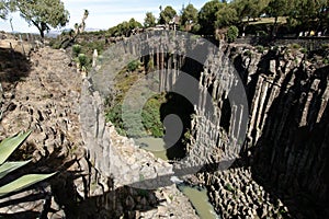 Basaltic prisms in Huasca de Ocampo