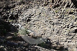 Basaltic prisms in Huasca de Ocampo