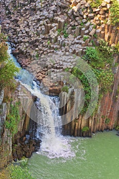 Basaltic Prisms of Santa Maria Regla. Mexico