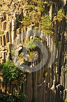 Basaltic Prisms of Santa Maria Regla. Mexico photo