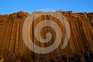 Basaltic wall