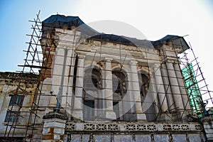 Basantapur Durbar of Nepal under renovation