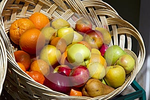 Bascket with fruits