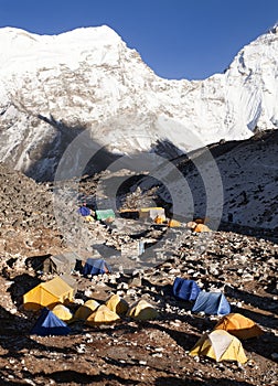 Base Camp of Island Peak (Imja Tse) near Mount Everest photo