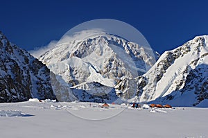 Base camp Mount McKinley