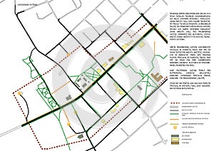 Base map, trafic scheme