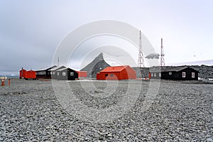 Base Naval Orcadas, Argentine Antarctic Research Station with Museum, Laurie Island, one of the South Orkney Islands photo