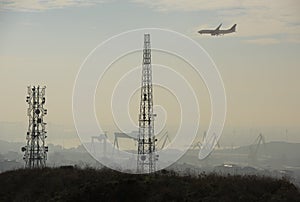 Base station and aircraft