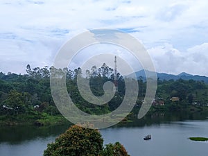 Base Transceiver Station on the lake side of Situ Patengang