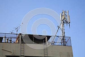Base transceiver Station for mobile 3G, 4G technology photo