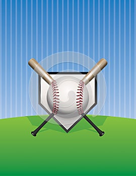 Baseball Background Illustration