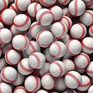 Baseball ball background. Generate Ai
